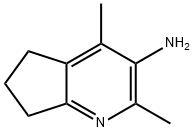 5H-Cyclopenta[b]pyridin-3-amine,  6,7-dihydro-2,4-dimethyl- Struktur