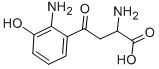 3-ヒドロキシ-DL-キヌレニン 化学構造式