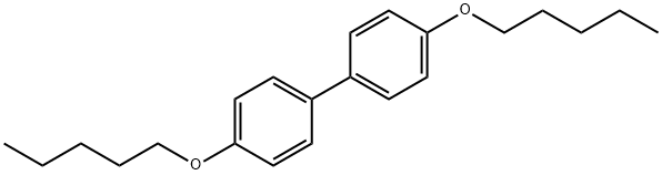 4,4'-ジアミルオキシビフェニル 化学構造式