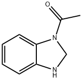 1H-Benzimidazole, 1-acetyl-2,3-dihydro- (9CI) 结构式