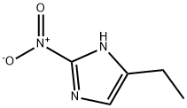 5-エチル-2-ニトロ-1H-イミダゾール 化学構造式
