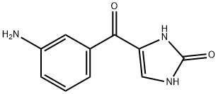 4-Imidazolin-2-one, 4-(m-aminobenzoyl)- (8CI) 结构式
