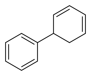1-Phenyl-2,4-cyclohexadiene Struktur