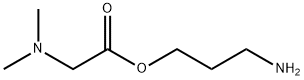 Glycine, N,N-dimethyl-, 3-aminopropyl ester (9CI) Structure