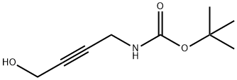 Carbamic acid, (4-hydroxy-2-butynyl)-, 1,1-dimethylethyl ester (9CI) Struktur
