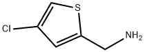 (4-クロロチオフェン-2-イル)メタンアミン HYDROCHLORIDE 化学構造式