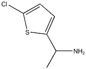 1-(5-クロロチエン-2-イル)エタンアミン 化学構造式