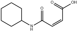 2-Butenoic acid,4-(cyclohexylamino)-4-oxo-, (2Z)- Structure
