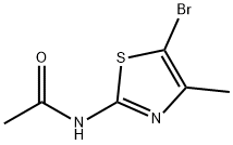 N-(5-溴-4-甲基-1,3-噻唑-2-基)乙酰胺, 21478-95-5, 结构式