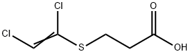 S-(1,2-dichlorovinyl)-3-mercaptopropionic acid 结构式