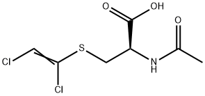 N-ACETYL-S-(1,2-DICHLOROVINYL)-L-CYSTEINE Struktur