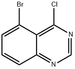 5-ブロモ-4-クロロキナゾリン 化学構造式