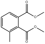 3-甲基邻苯二甲酸二甲酯 结构式