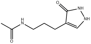 Acetamide,  N-[3-(2,3-dihydro-3-oxo-1H-pyrazol-4-yl)propyl]- Struktur
