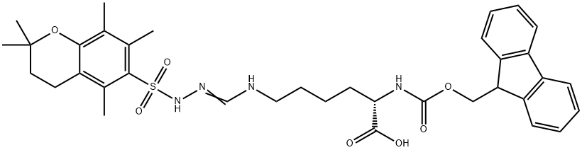 FMOC-HOMOARG(PMC)-OH, 214852-52-5, 结构式