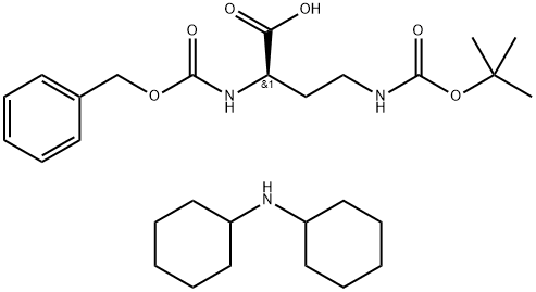 Z-D-DAB(BOC)-OH DCHA Structure