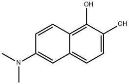 1,2-Naphthalenediol, 6-(dimethylamino)- (8CI) 结构式