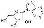 7-beta-D-ribofuranosyl-7H-purine 结构式