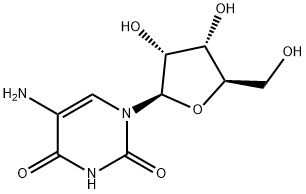 5-氨基尿苷 结构式