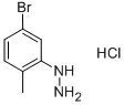 5-Bromo-2-methylphenylhydrazine hydrochloride Struktur
