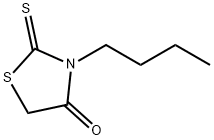 3-butyl-2-thioxothiazolidin-4-one Structure