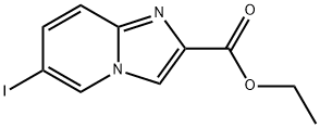 ethyl 6-iodoH-imidazo[1,2-a]pyridine-2-carboxylate Struktur