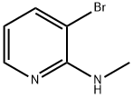3-溴-N-甲基吡啶-2-胺 结构式