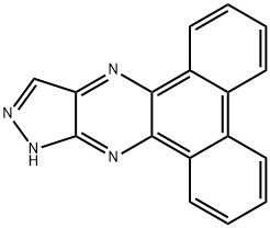 10H-Dibenzo[f,h]pyrazolo[3,4-b]quinoxaline 结构式