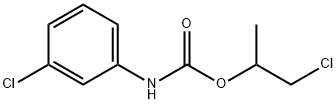 1-chloropropan-2-yl N-(3-chlorophenyl)carbamate Structure