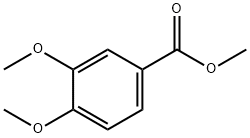 3,4-二甲氧基苯甲酸甲酯 结构式