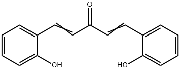 1,5-bis(2-hydroxyphenyl)penta-1,4-dien-3-one Structure