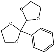 2-フェニル-2,2'-ビ(1,3-ジオキソラン) 化学構造式