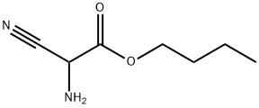 Acetic acid, aminocyano-, butyl ester (9CI) Struktur