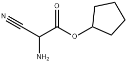 Acetic acid, aminocyano-, cyclopentyl ester (9CI)|