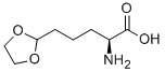 Lアリシンエチレンアセタ-ル 化学構造式