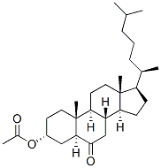 5alpha-Cholestan-6-one, 3alpha-hydroxy-, acetate|