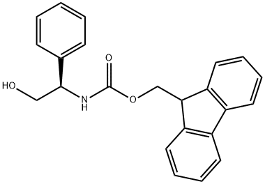 FMOC-D-PHENYLGLYCINOL Structure