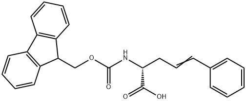 FMOC-D-STYRYLALANINE Structure