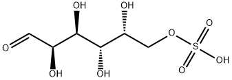 D-Galactose, 6-(hydrogen sulfate) 结构式