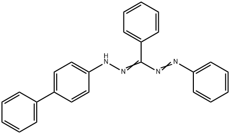 3,5-DIPHENYL-1-(4-BIPHENYLYL)FORMAZAN Struktur