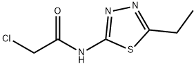 2-(2-氯乙酰氨基)-5-乙基-1,3,4-噻二唑 结构式