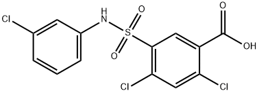 2,4-DICHLORO-5-(3-CHLORO-PHENYLSULFAMOYL)-BENZOIC ACID|2,4-二氯-5-[(3-氯苯基)氨磺酰基]苯甲酸