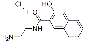 N-(2-aminoethyl)-3-hydroxynaphthalene-2-carboxamide hydrochloride Struktur