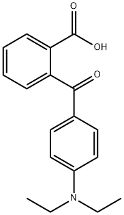 o-(p-Diethylaminobenzoyl)benzoic acid Structure