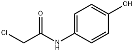 2'-クロロ-4'-ヒドロキシアセトアニリド 化学構造式