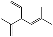3-エテニル-2,5-ジメチル-1,4-ヘキサジエン 化学構造式