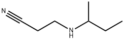 3-(仲丁基氨基)丙腈 结构式