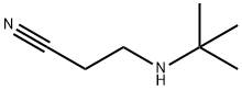 3-叔丁胺基丙腈 结构式