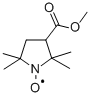 3-Methoxycarbonyl-2,2,5,5-tetramethyl-3-pyrrolidin-1-oxyl Structure