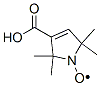 2,2,5,5-TETRAMETHYL-3-PYRROLIN-1-OXYL-3-CARBOXYLIC ACID Structure